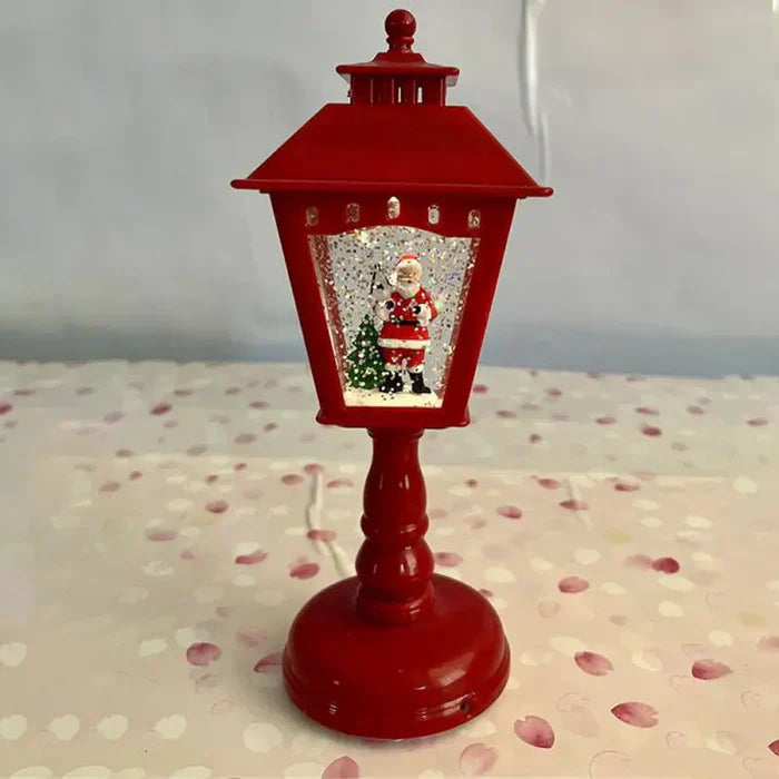 LumiSnow - Sneeuwlantaarn met wervelende glitter en LED-lampjes voor een betoverende decoratie