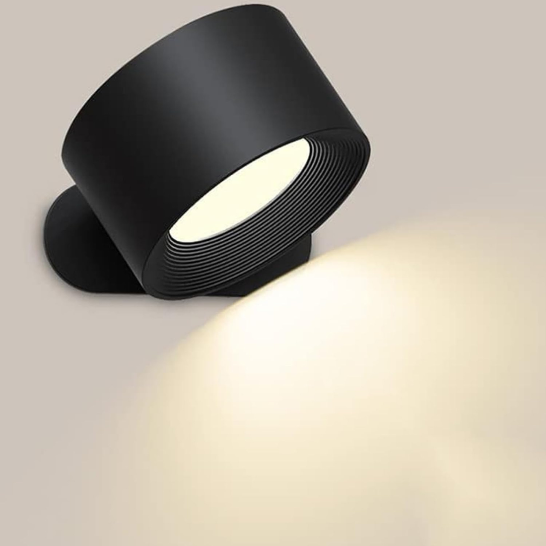 GlowFlex - Draadloze oplaadbare wandlamp met 360° draaibaarheid