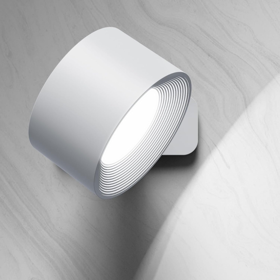 GlowFlex - Draadloze oplaadbare wandlamp met 360° draaibaarheid