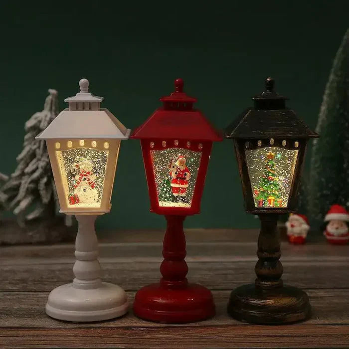 LumiSnow - Sneeuwlantaarn met wervelende glitter en LED-lampjes voor een betoverende decoratie