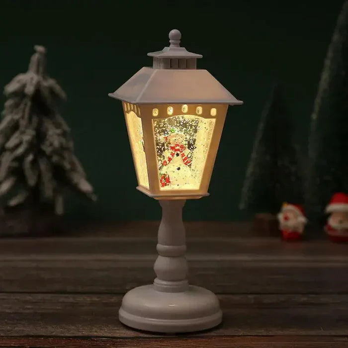 LumiSnow - Sneeuwlantaarn met wervelende glitter en LED-lampjes voor een betoverende decoratie