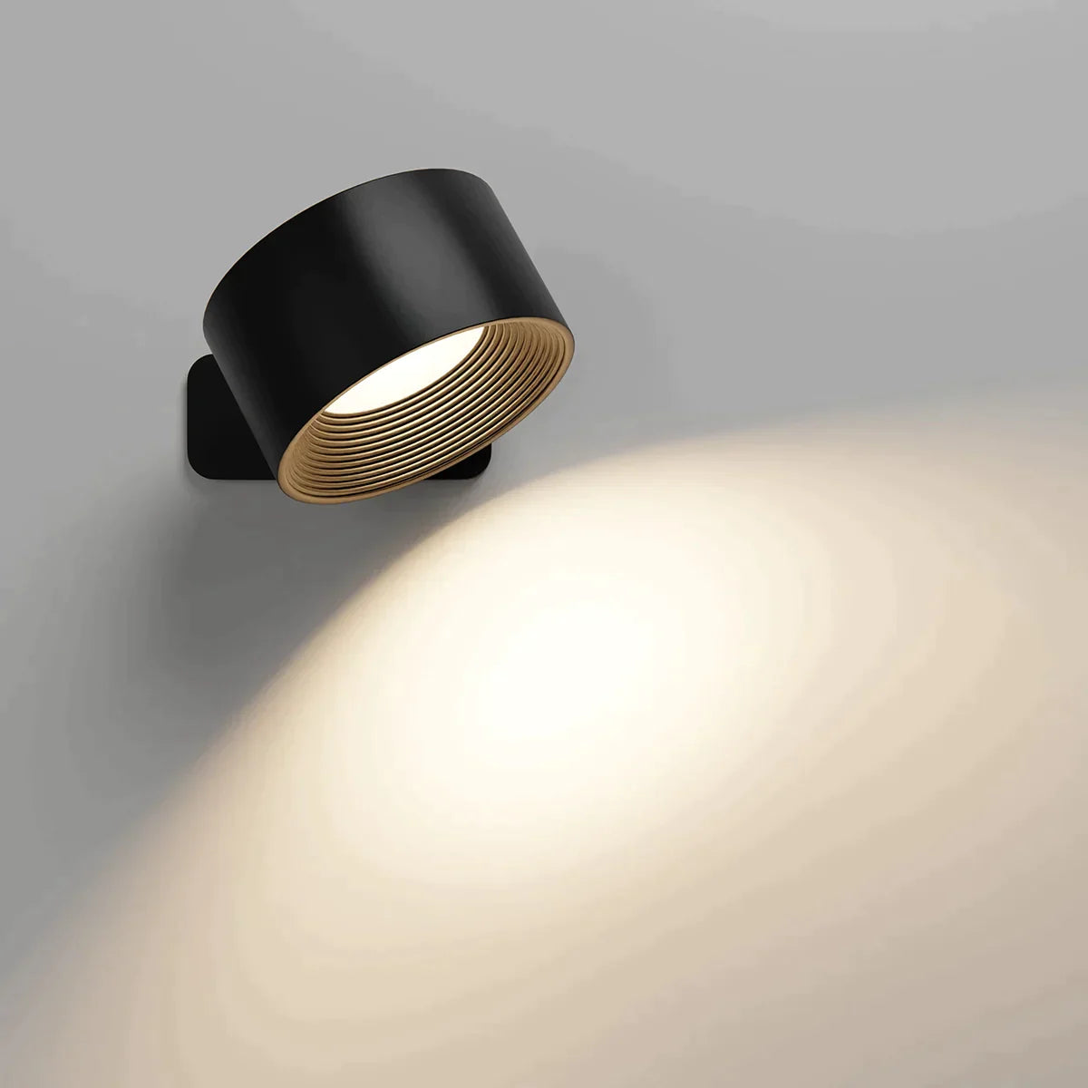 GlowFlex - Draadloze oplaadbare wandlamp met 360° draaibaarheid