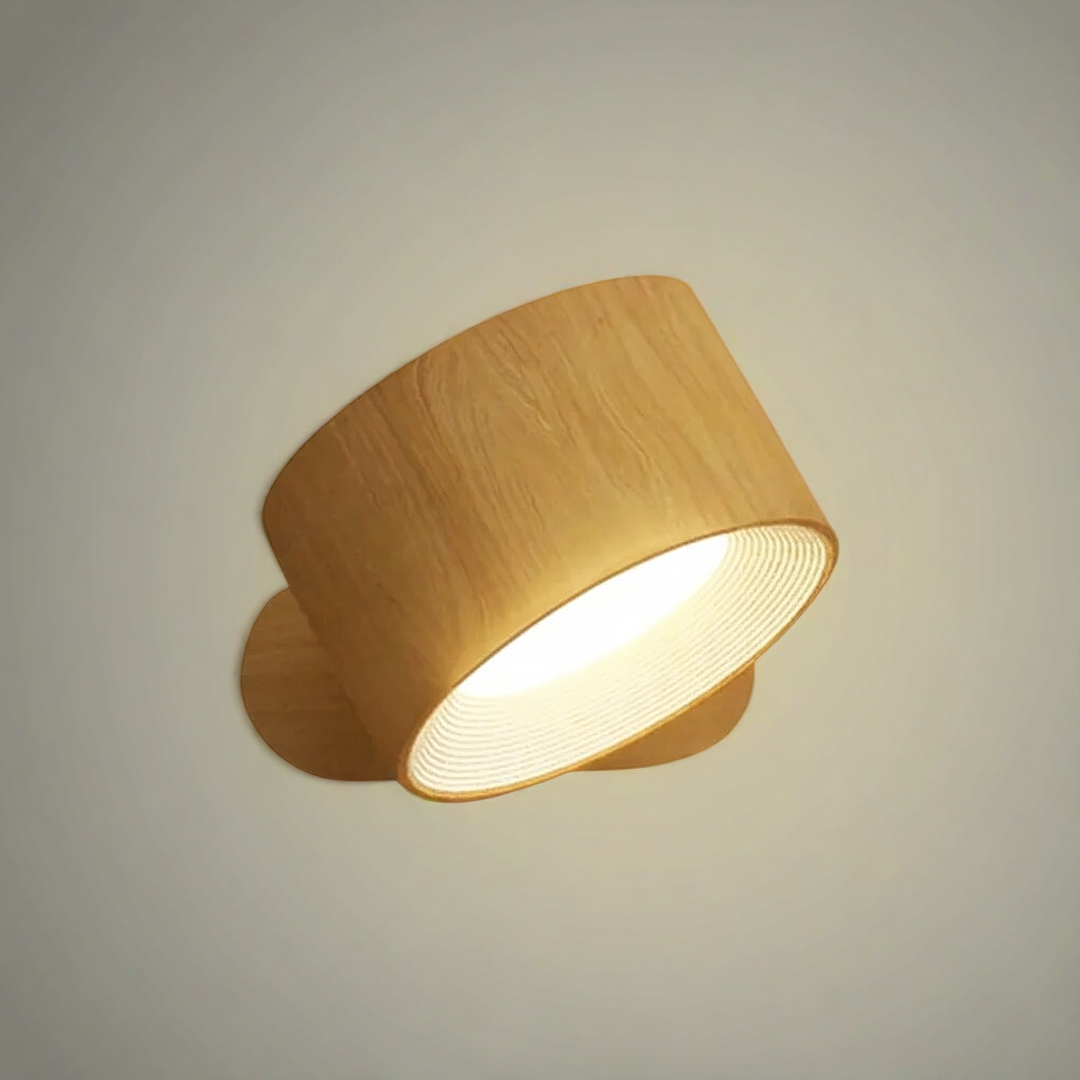 GlowFlex - Draadloze oplaadbare wandlamp met 360° draaibaarheid